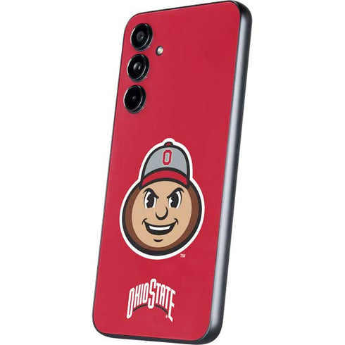 Ohio State University OSUBuckeyes Light Grey Galaxy A54 5G Skin